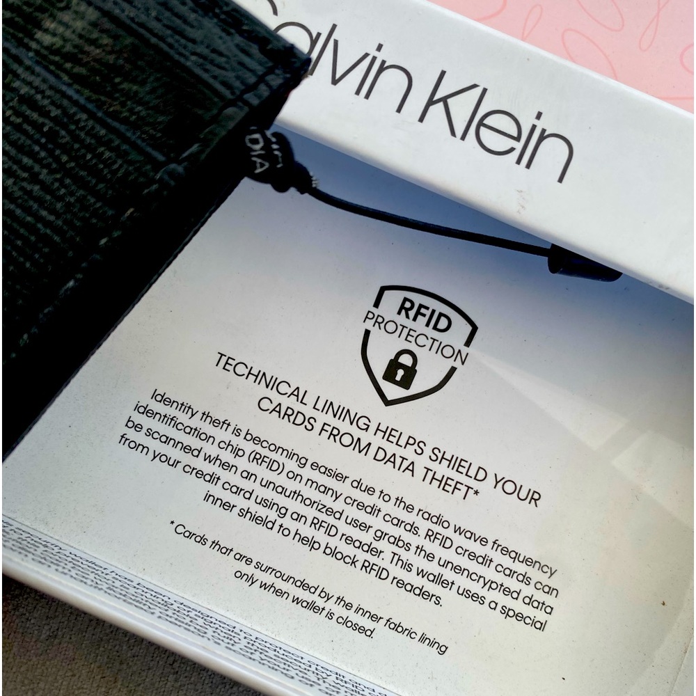 Calvin Klein RFID Protection Leather Wallet